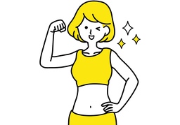 be in shapeのイラスト